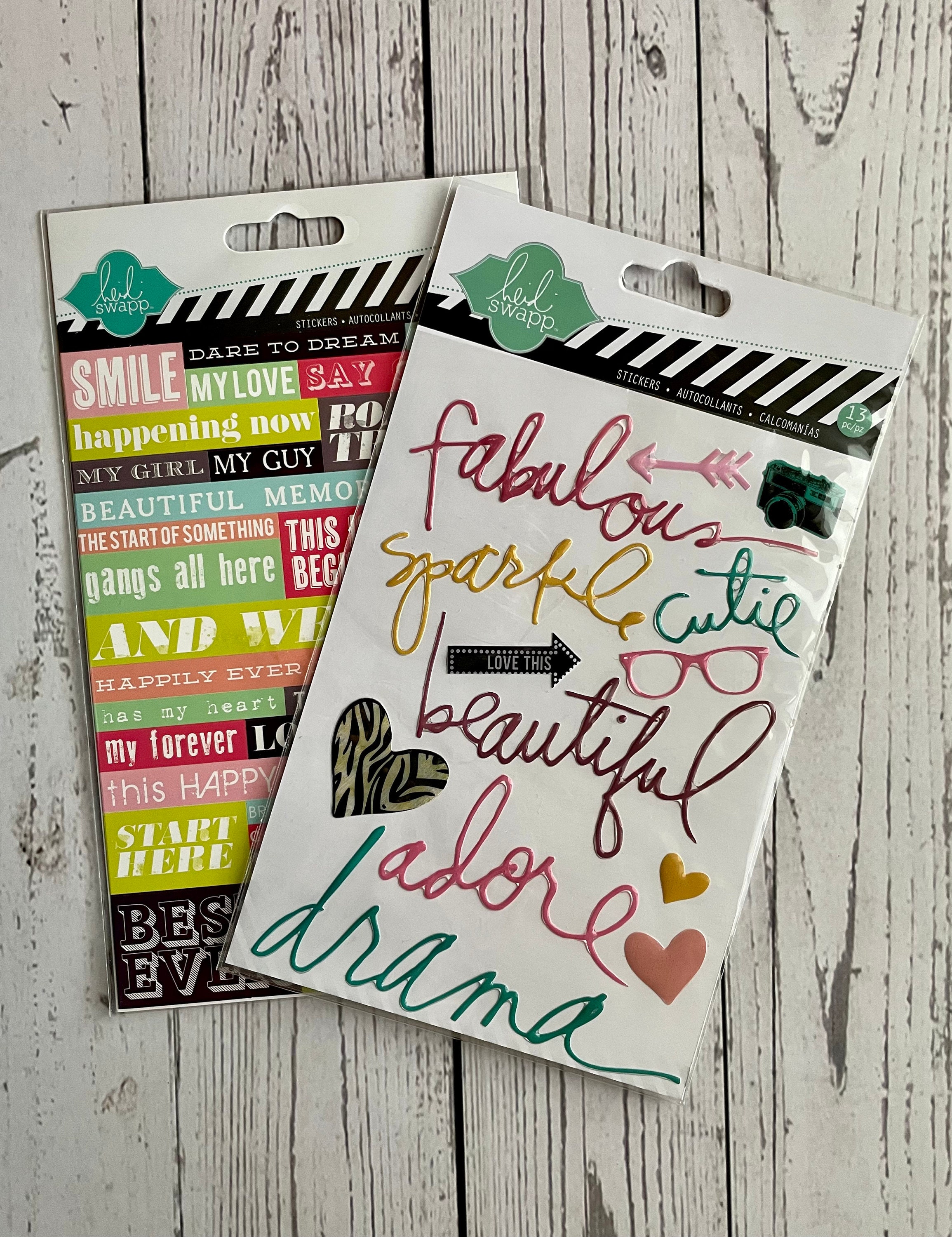 Love Digital Word Strips Word Sticker Scrapbook Printable Sheet Love Story  Valentine Card Sentiments Word Captions Conversation Starters 
