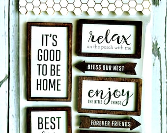 American Crafts Jen Hadfield Homemade  Wood Stickers