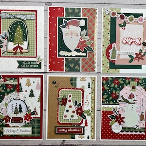 Kit fai da te o assemblato per biglietti di Natale Boho - Crea 6 biglietti - Kit per biglietti di Natale, Kit per biglietti fai da te, Biglietti di Natale, Simple Stories Boho Christmas