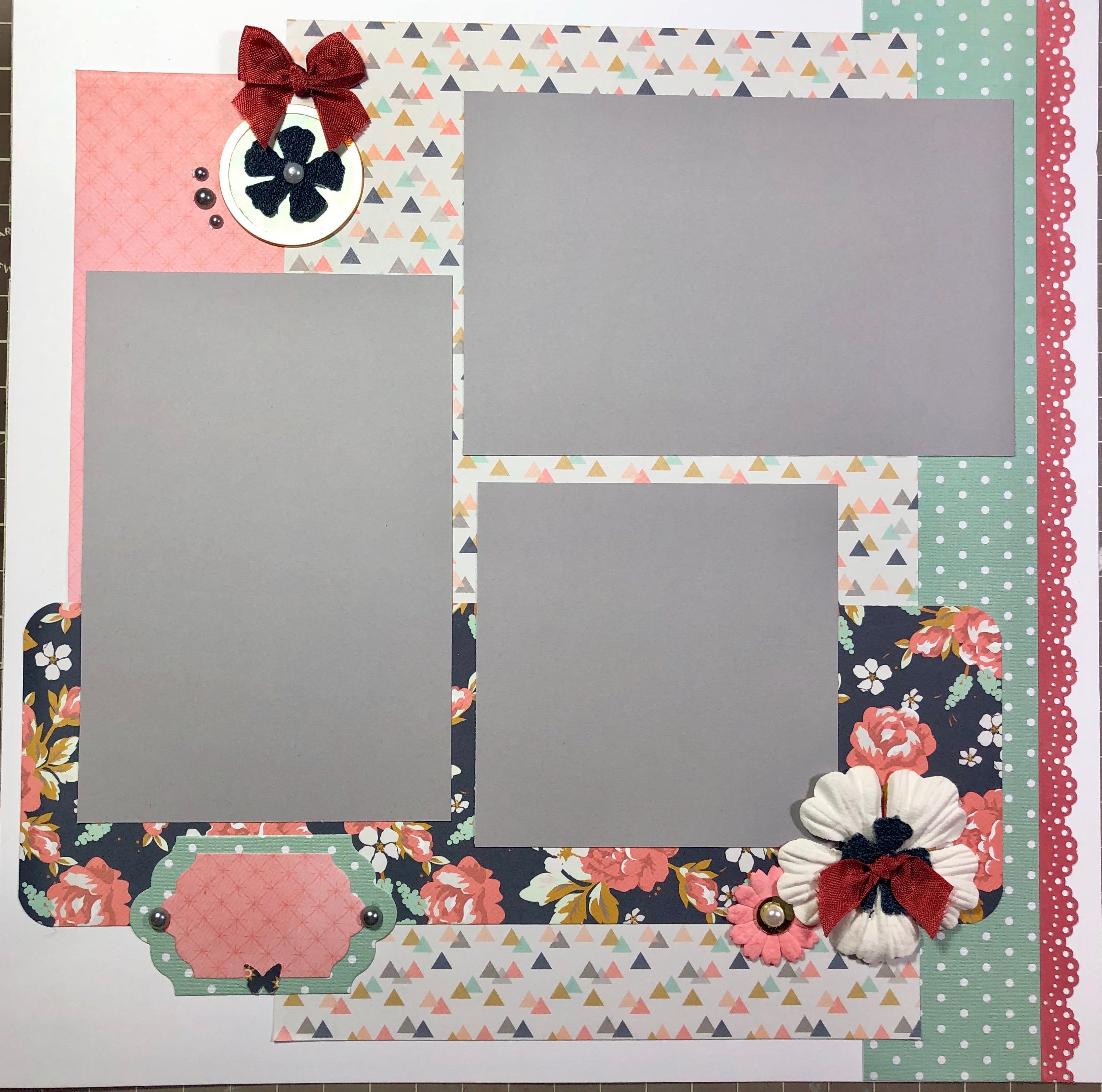 So Happy Together - Scrapbook Page Kit, Premade Scrapbook Kit, 12x12 ...
