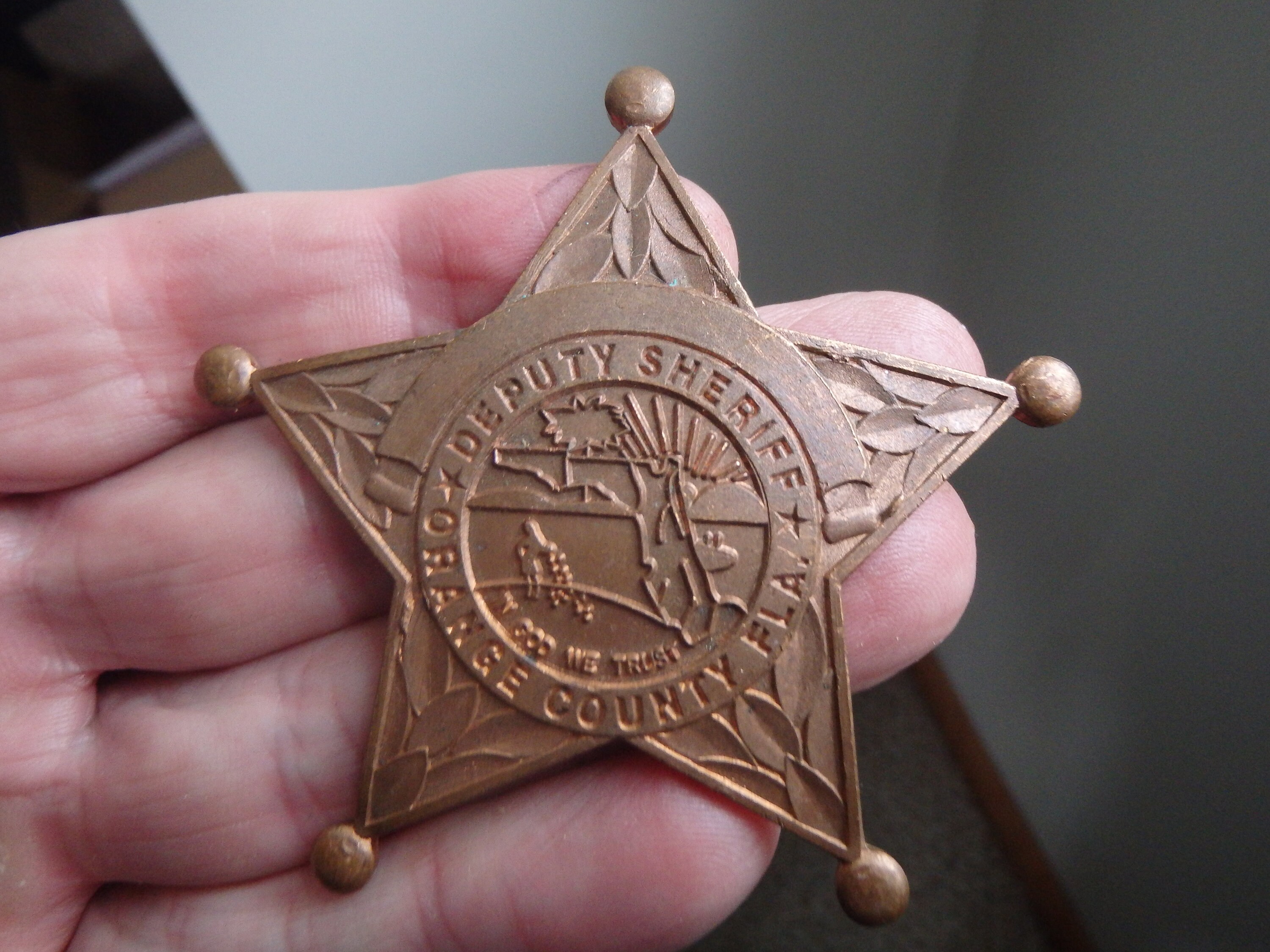Orange County Florida Deputy Sheriff Badge Blank Police Badge Etsy Orange County Florida Deputy Sheriff Badge Blank Police Badge Etsy