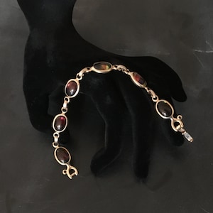 Vintage Sarah Coventry Watermelon Glass Bracelet.