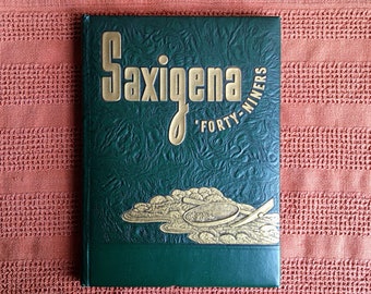 Vintage Saxigena Forty-Niners from Slippery Rock Pennsylvania State Teachers College Yearbook/Paper Ephemera/Collegiate History