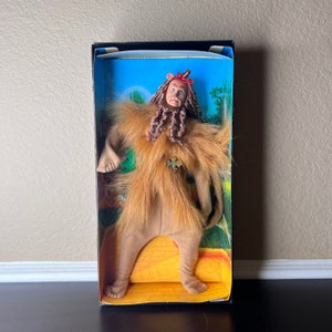Retired Wizard of Oz Cowardly Lion Barbie Collector Pink Label, Courage and Fortitude, Bravery, Ken Doll, Mattel Toys, Barbiecore, Fantasy