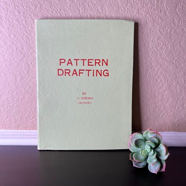 RARE BOOKS Vintage 1953 “Pattern Drafting” by C. Hokama Okinawa, Clothes Making, Seamstress, Tailoring, Japanese Pattern Creation, Bean Bag