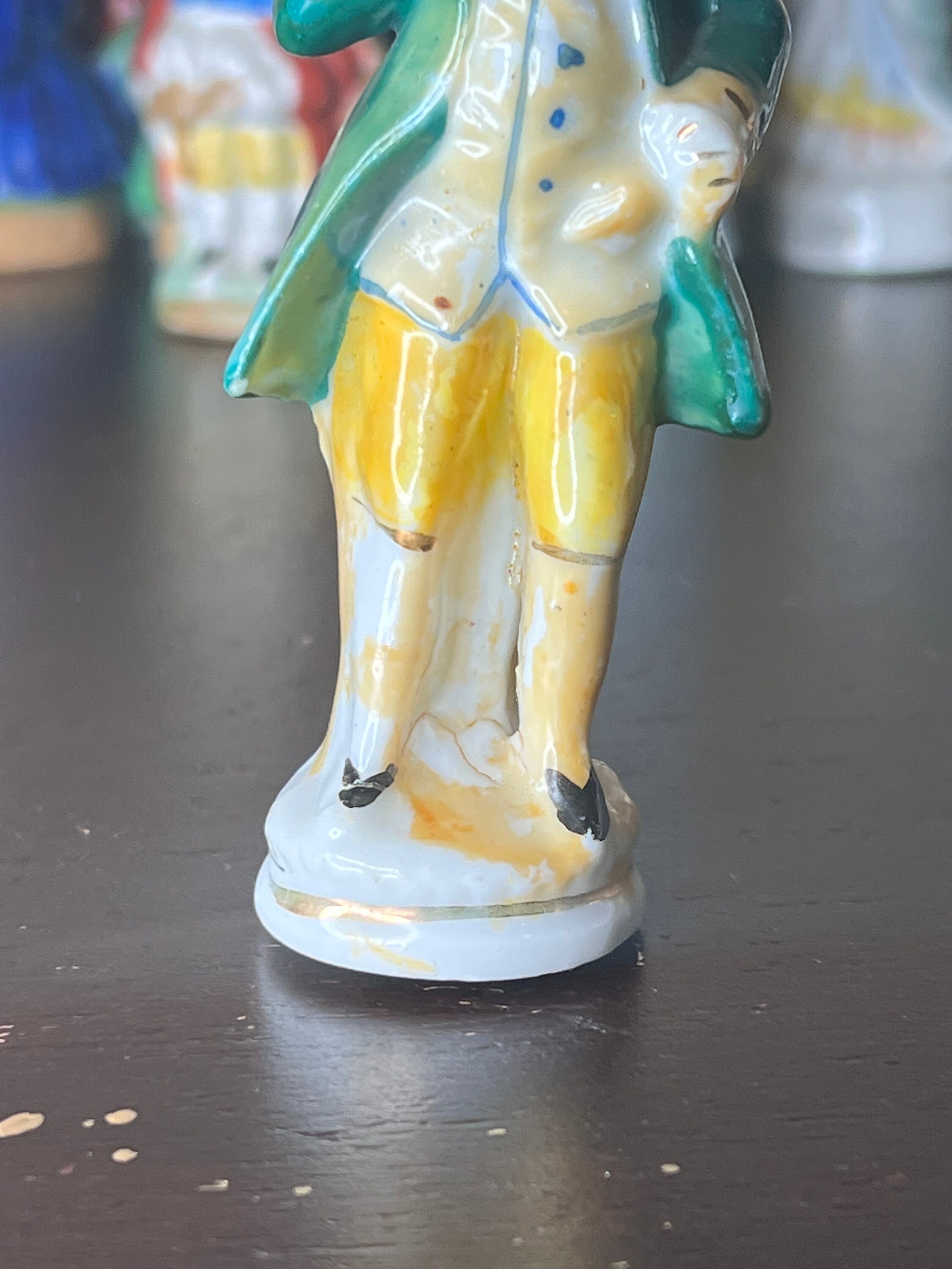 Vintage 1940's Made in Occupied Japan Colonial Man, MIOJ Porcelain