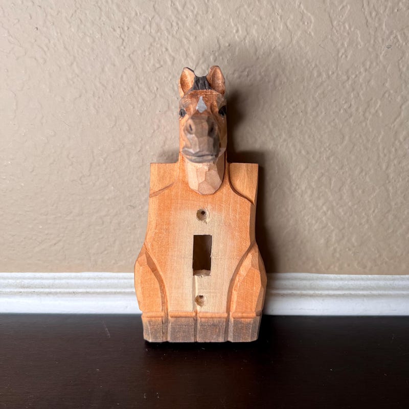 Horse Light Switch Cover - Etsy
