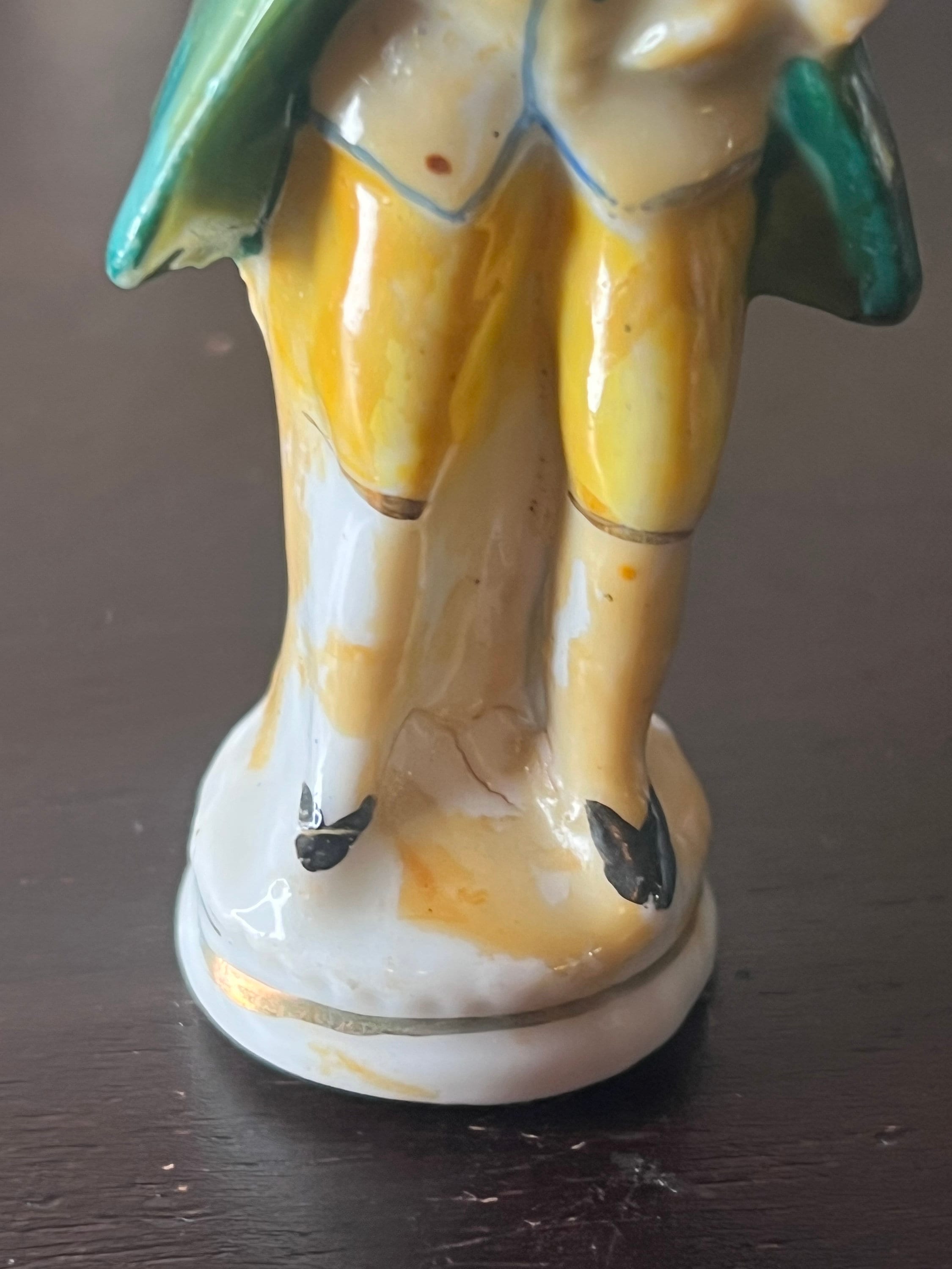 Vintage 1940's Made in Occupied Japan Colonial Man, MIOJ Porcelain