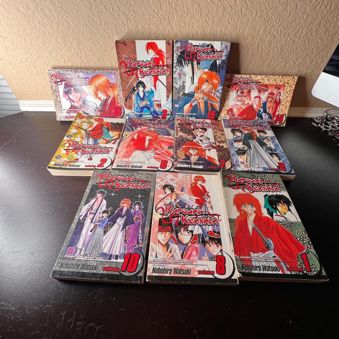 Vintage 2000’s Rurouni Kenshin, Shonen Jump Graphic Novel, Teen Reader ...