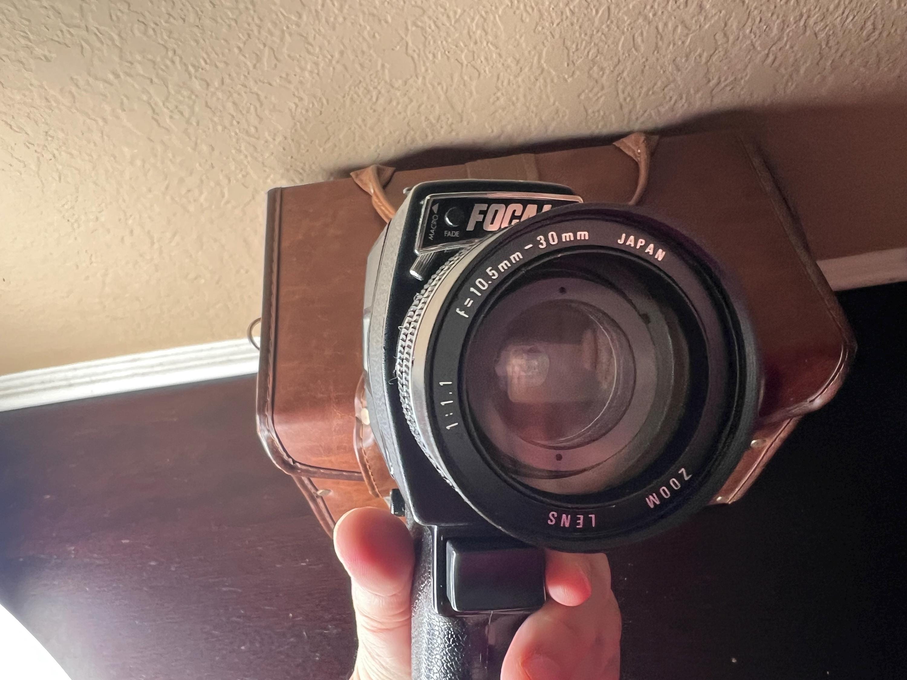 Vintage Focal XL-303 Super 8 Movie Camera With Case | Mid-century