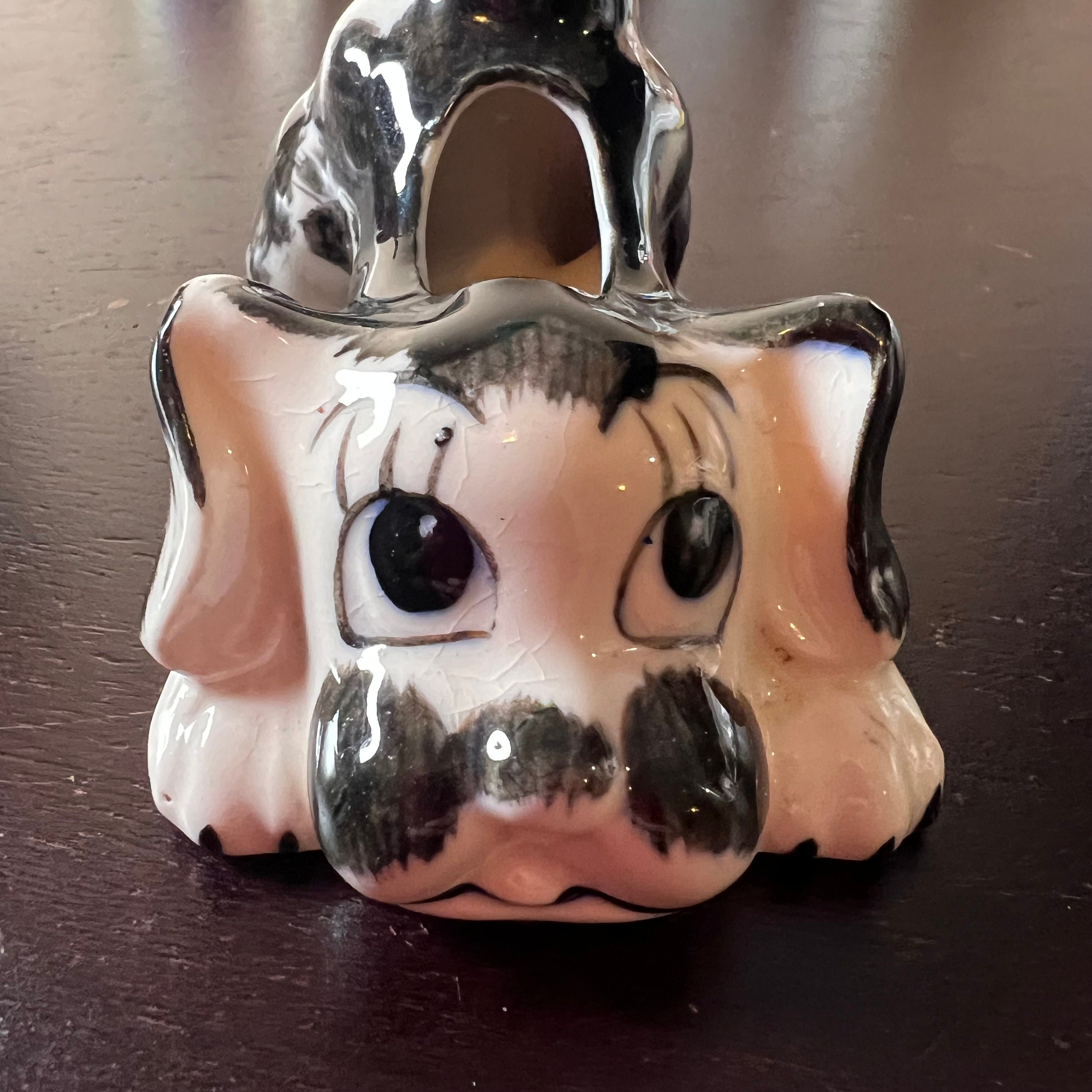 Vintage 1940's Made in Occupied Japan Playful Puppy Dog Planter
