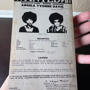 Vintage 1971 Angela Davis: If they come for in the morning, Liberation Movement, Collectible Books, Political and Social Justice,Black Power image 5