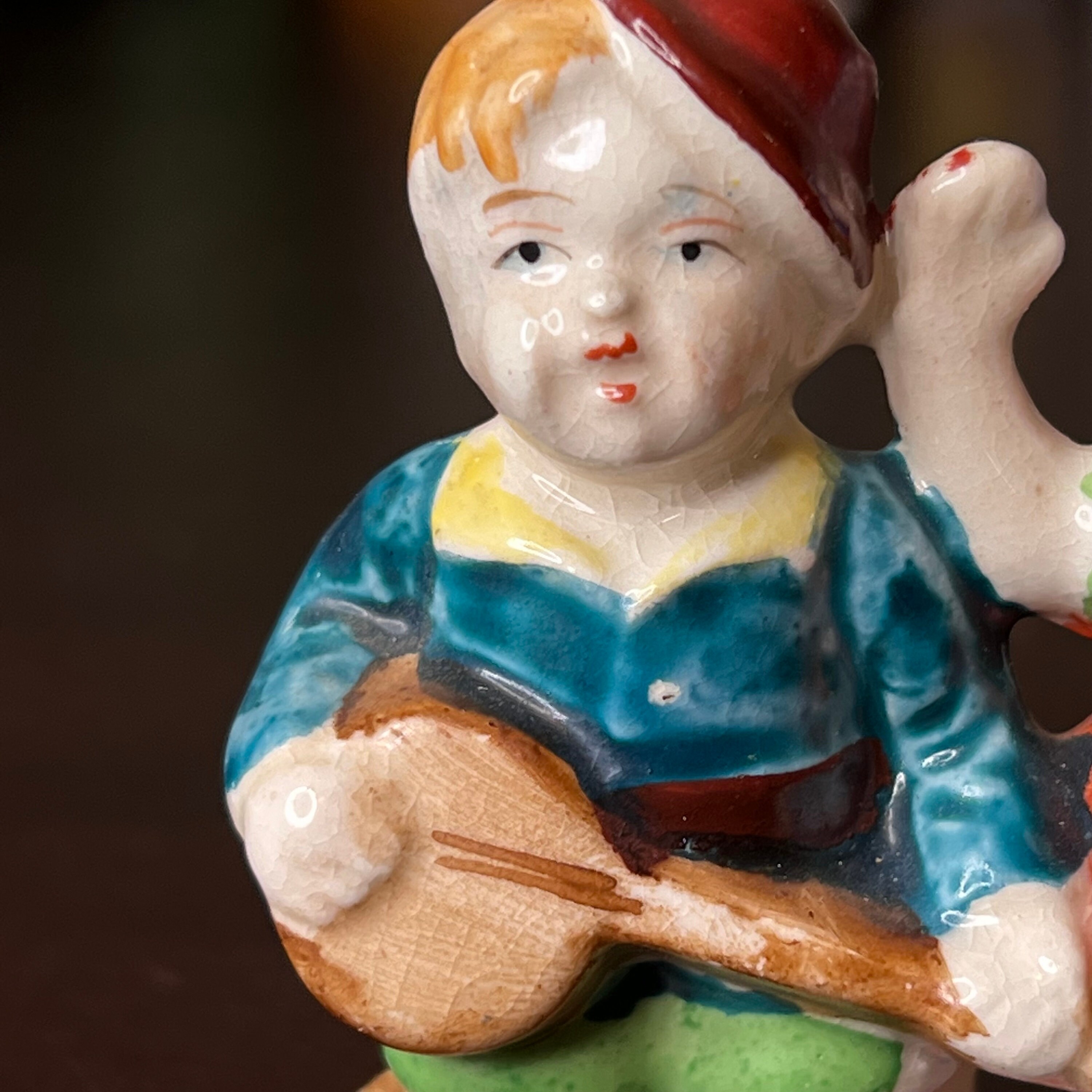 Vintage 1940's Made in Occupied Japan Boy & Girl Porcelain