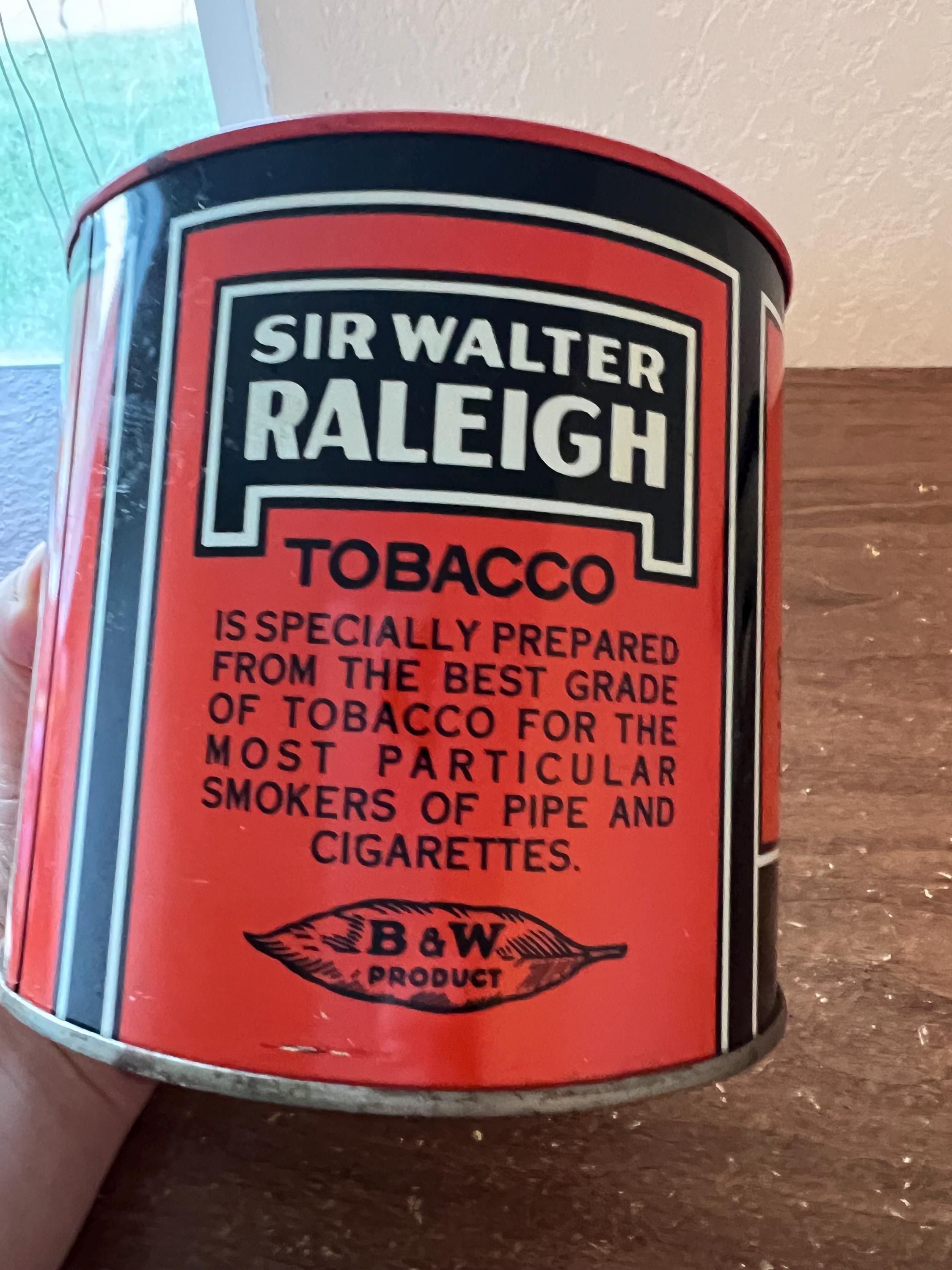 sir walter raleigh tobacco amazon Can With Flip Top Buy Sir Walter Raleigh Pipe
