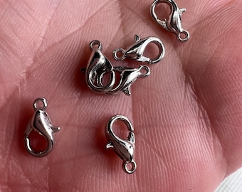 Lobster Clasp Findings – Stainless Steel – 0.35 Inch – Bulk Lot
