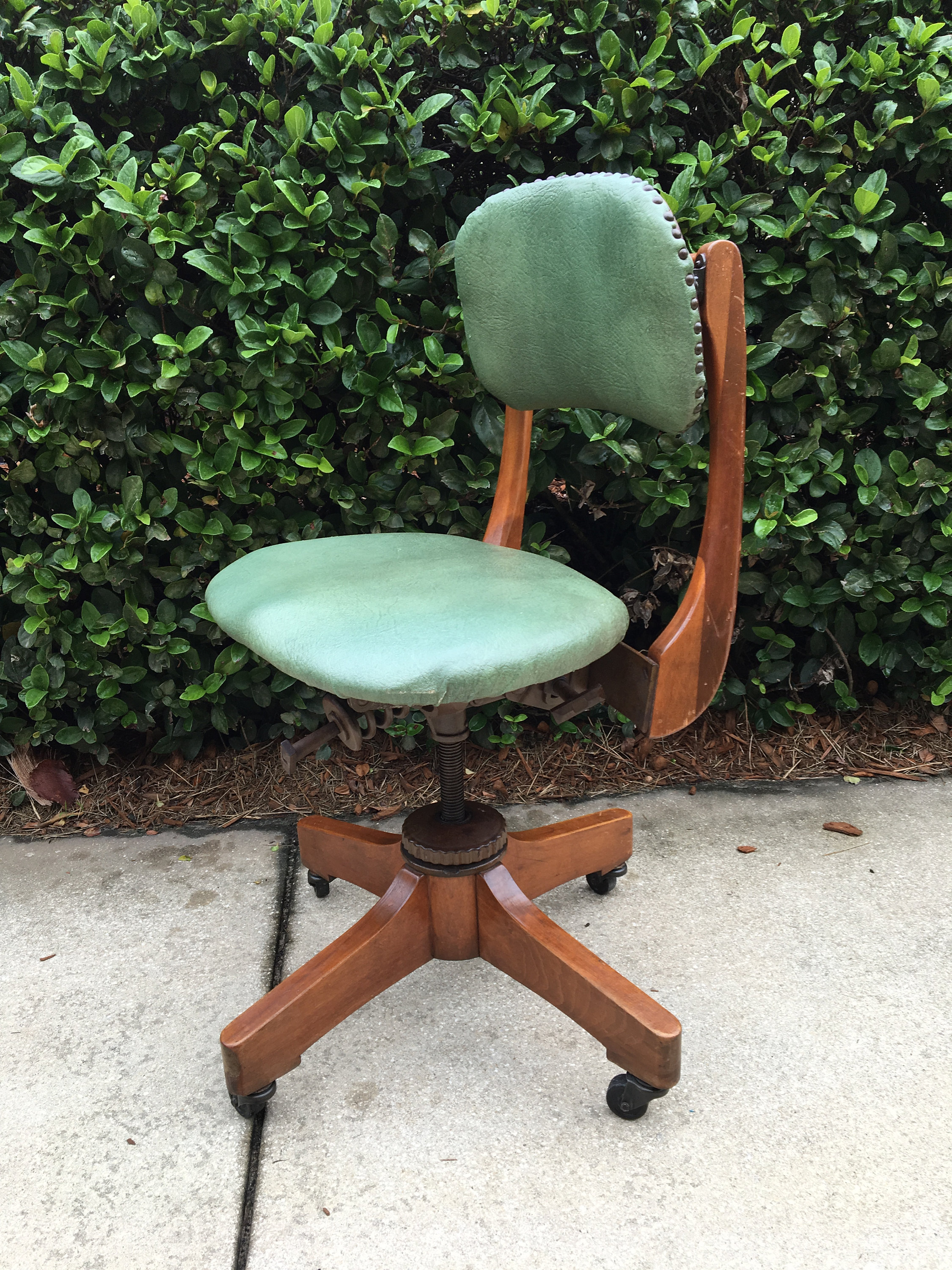 椅子 Vintage mid-century desk chair Amazon.com: Mid Century Modern Rattan Desk Chair with Wheels
