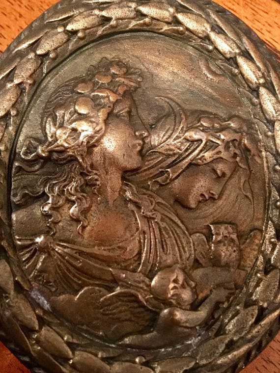 Vintage Bouwerie Lane Craft Guild Brass Belt Buck… - image 3