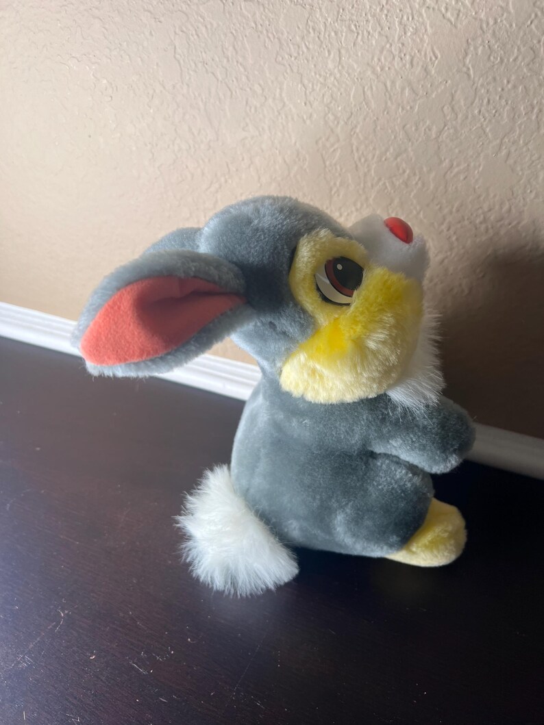Vintage Thumper Plush Disney Bambi Rabbit 1980s Disneyland Walt Disney ...