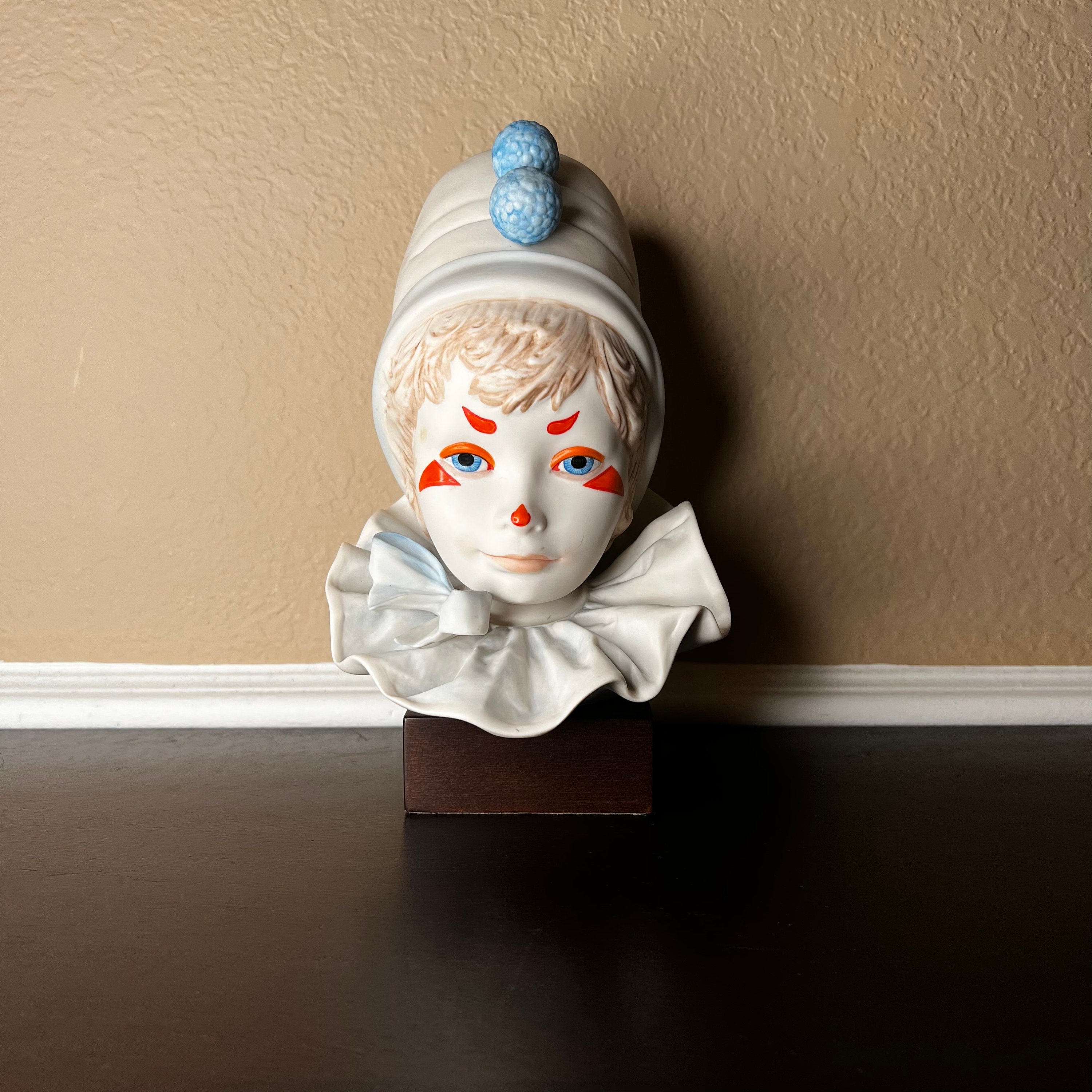 Vintage 1970's Cybis “funny Face” Clown, Collectible