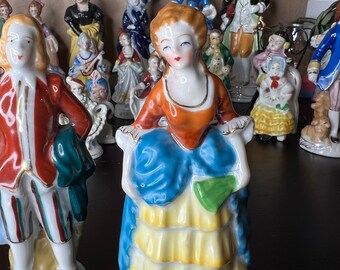 Vintage 1940's Made in Occupied Japan Colonial Couple, Japanese