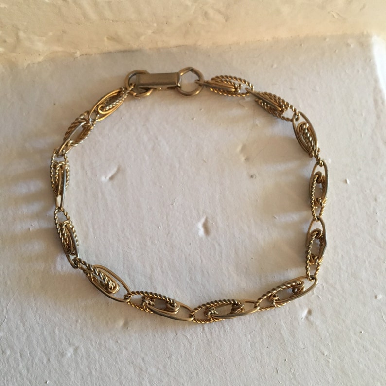 Vintage Sarah Coventry Chain Link Bracelet. Gold-tone. - Etsy