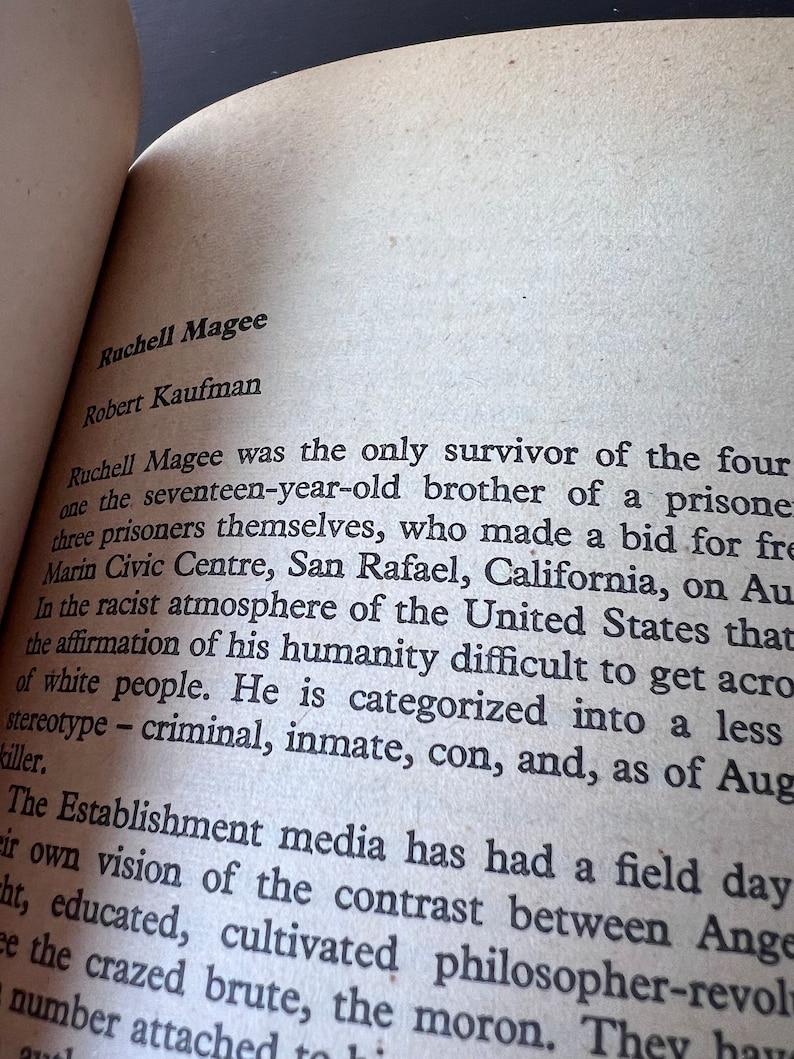 Vintage 1971 Angela Davis: If they come for in the morning, Liberation Movement, Collectible Books, Political and Social Justice,Black Power image 9