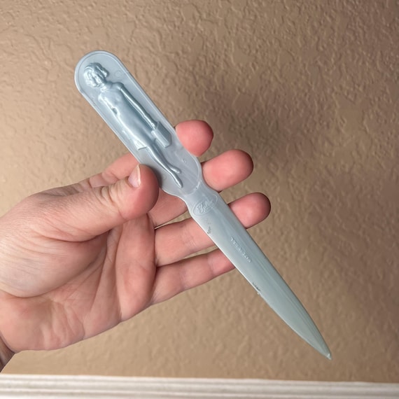 Vintage 1960s Fuller Brush Co. Plastic Letter Opener – Businessman