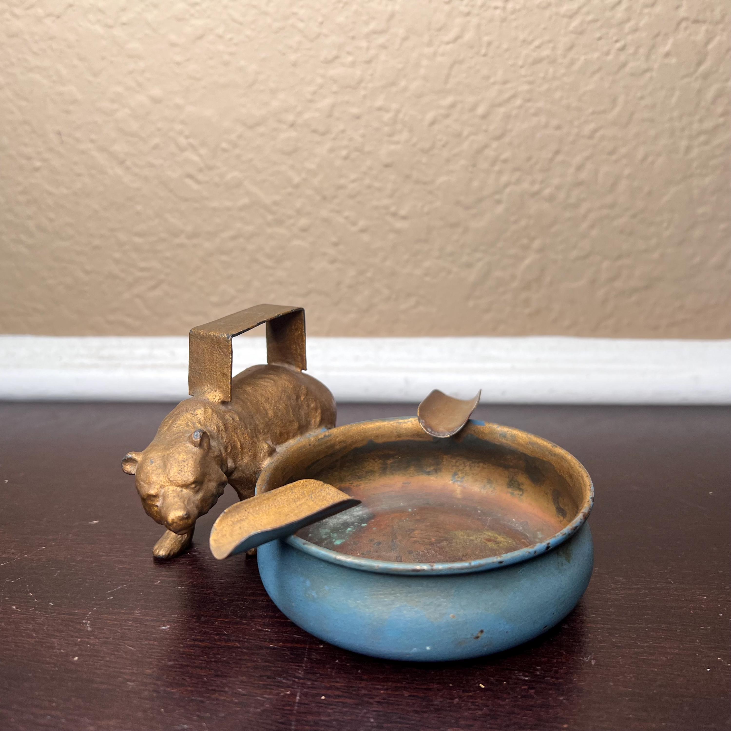 Vintage Lodge Ashtray Cast Iron - Etsy