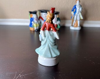 Vintage 1940's Made in Occupied Japan Colonial Lady W Parasol