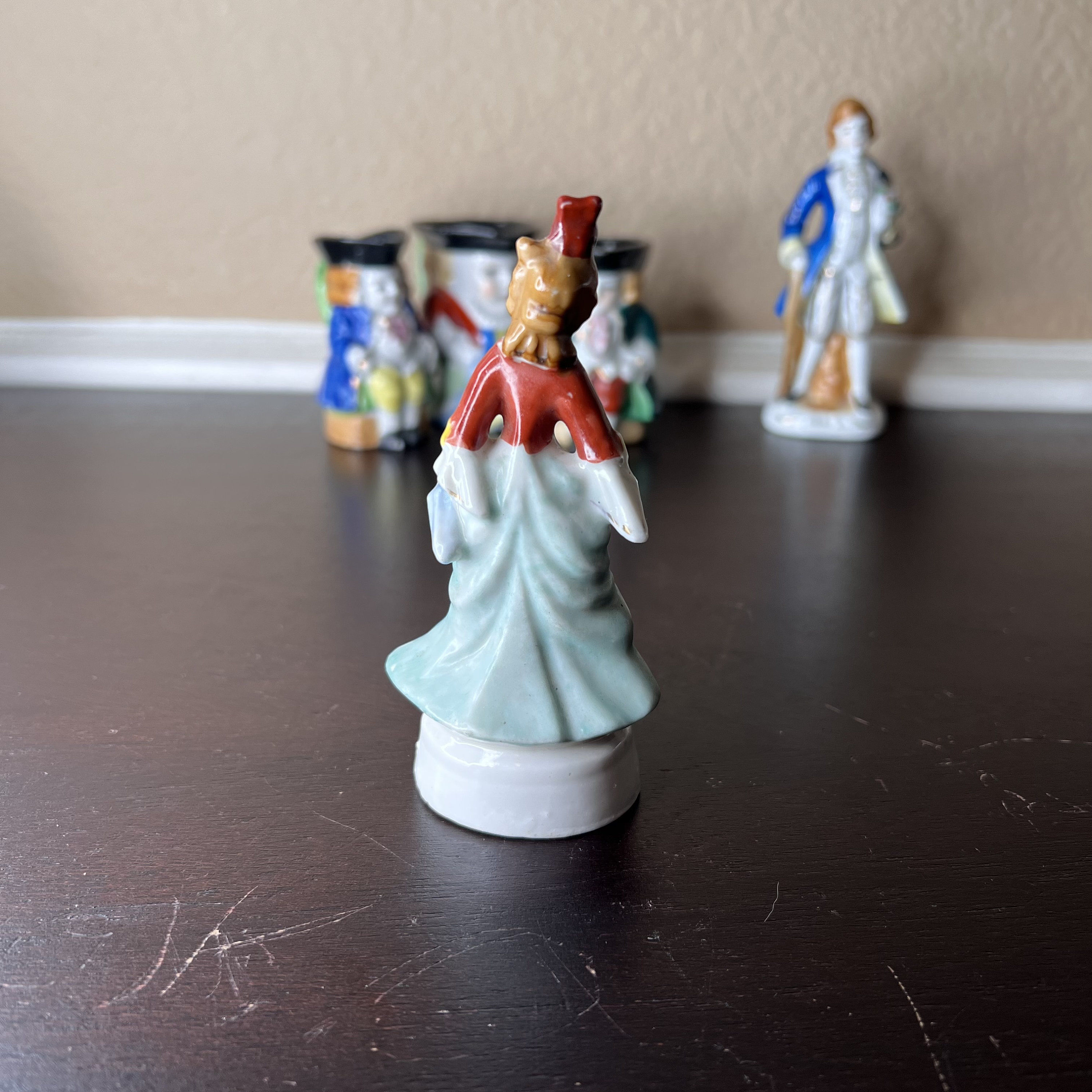 Vintage 1940's Made in Occupied Japan Colonial Lady W Parasol