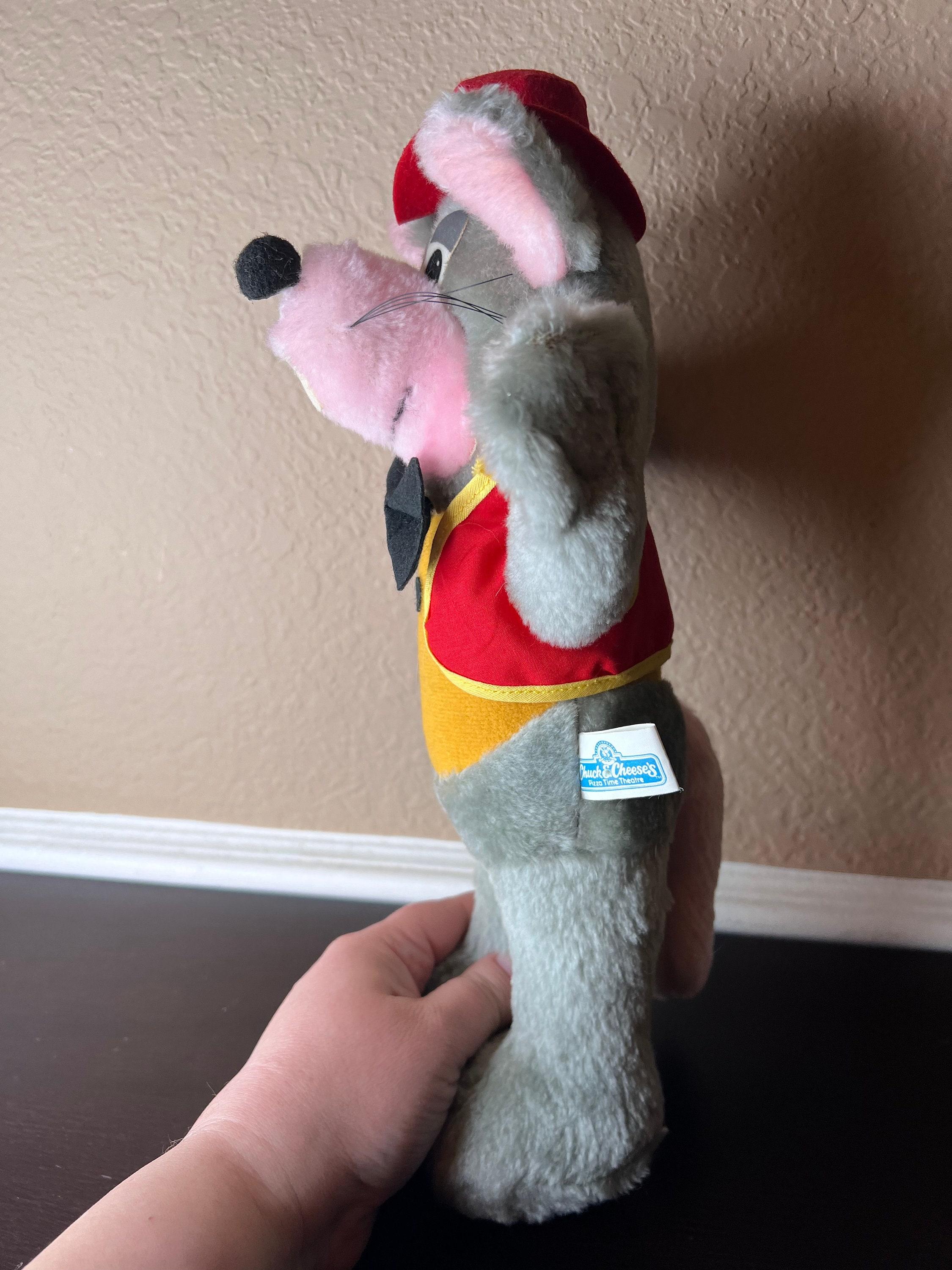 Vintage 1980's 13.5” Chuck E. Cheese's Pizza Time Theater
