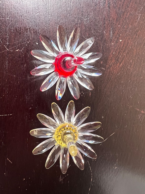 Vintage 1999 Swarovski Crystal Membership Daisy Flower Collectible