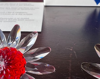 Vintage 1999 Swarovski Crystal Membership Daisy Flower Collectible