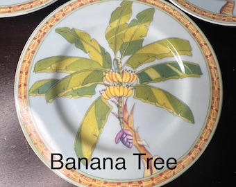 Vintage Andrea by Sadek Tradewinds Siddhia Hutchinson Palm Plate