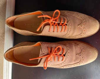 Vintage Fashion Cole Haan Alisa Oxford Loafers, Maple-brown