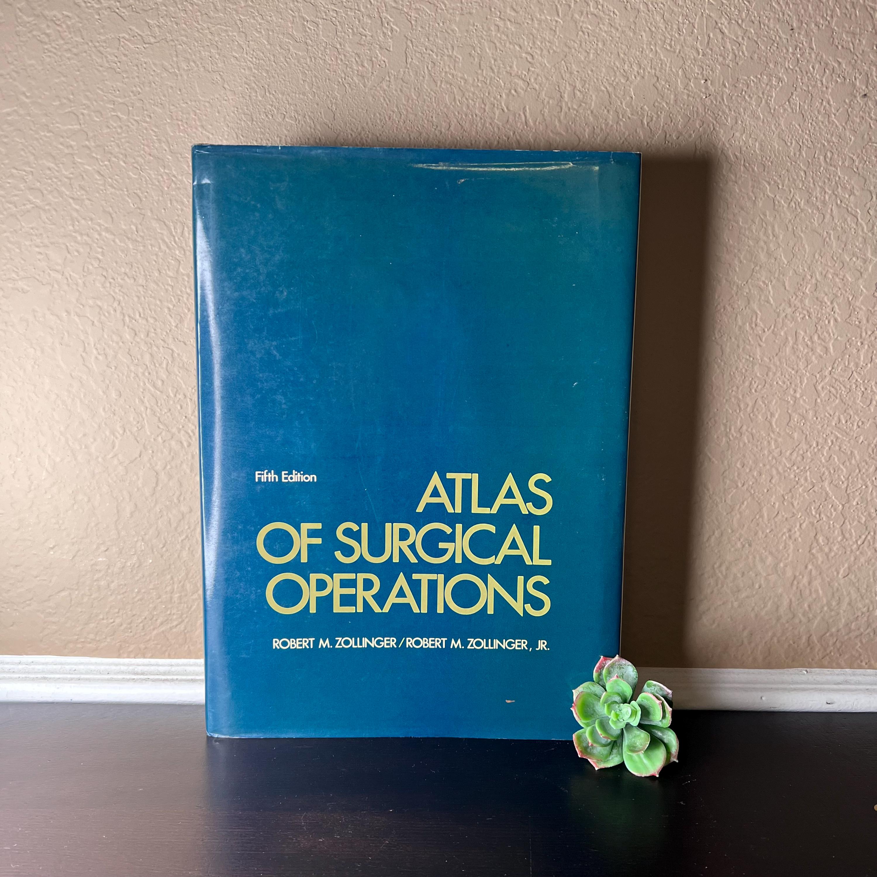 Vintage 1983 Medical Textbook Atlas of Surgical Operations 5th Ed