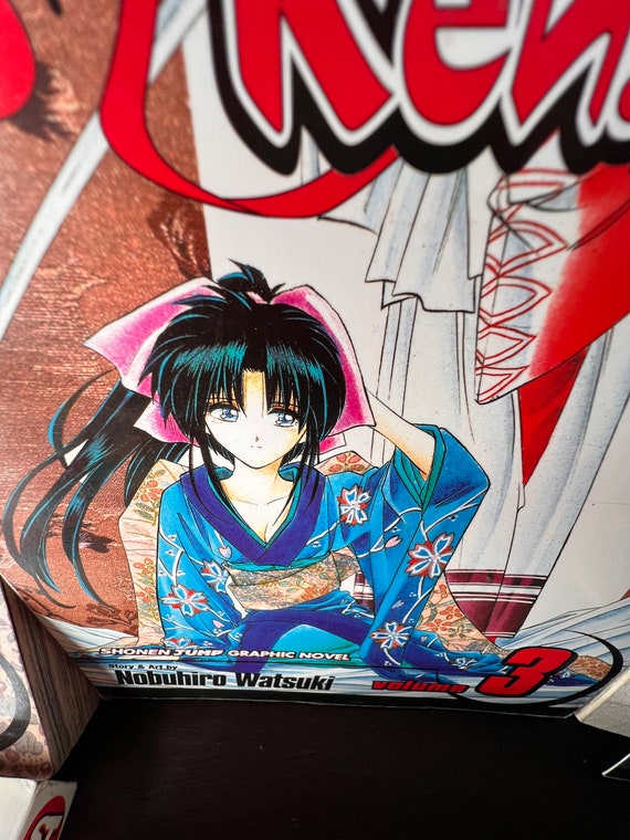 Vintage 2000's Rurouni Kenshin, Shonen Jump Graphic Novel, Teen