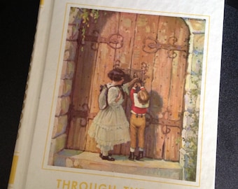 My book house through the gate. Vintage 1971 children&#39;s story book.