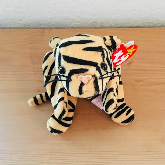 stripes beanie baby