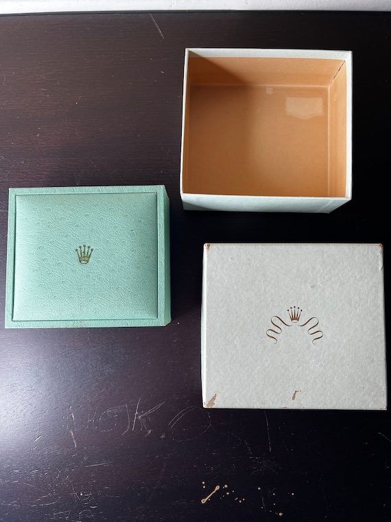 1950's Rolex ORIGINAL Vintage 1950's Aqua Watch Box With