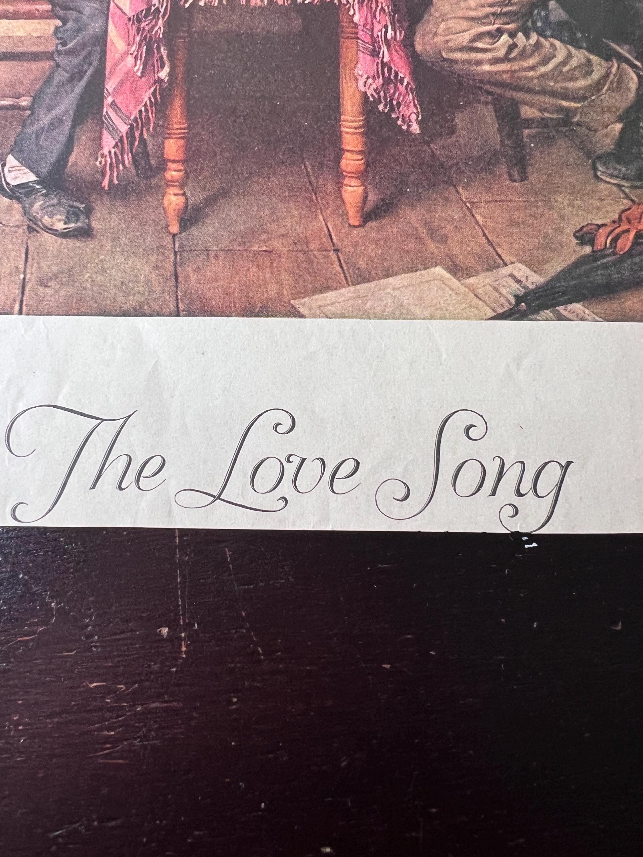 Antique Norman Rockwell Illustration -magazine Cutout | the Love Song ...