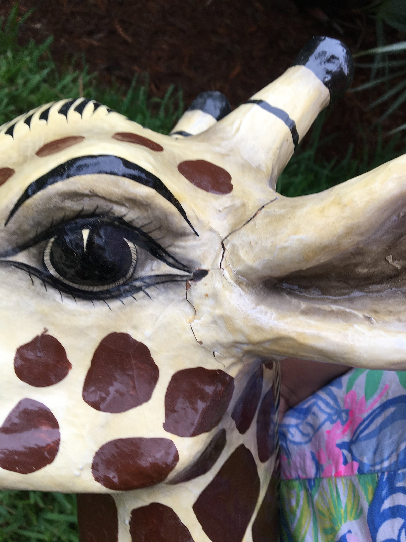 Vintage 1970s Sergio Bustamante sermel Tonala Jal, MEXICO Large Paper