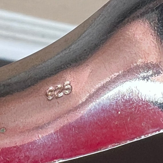 Vintage Solid Silver 925 Cuff Bracelet, Jewelry, … - image 7