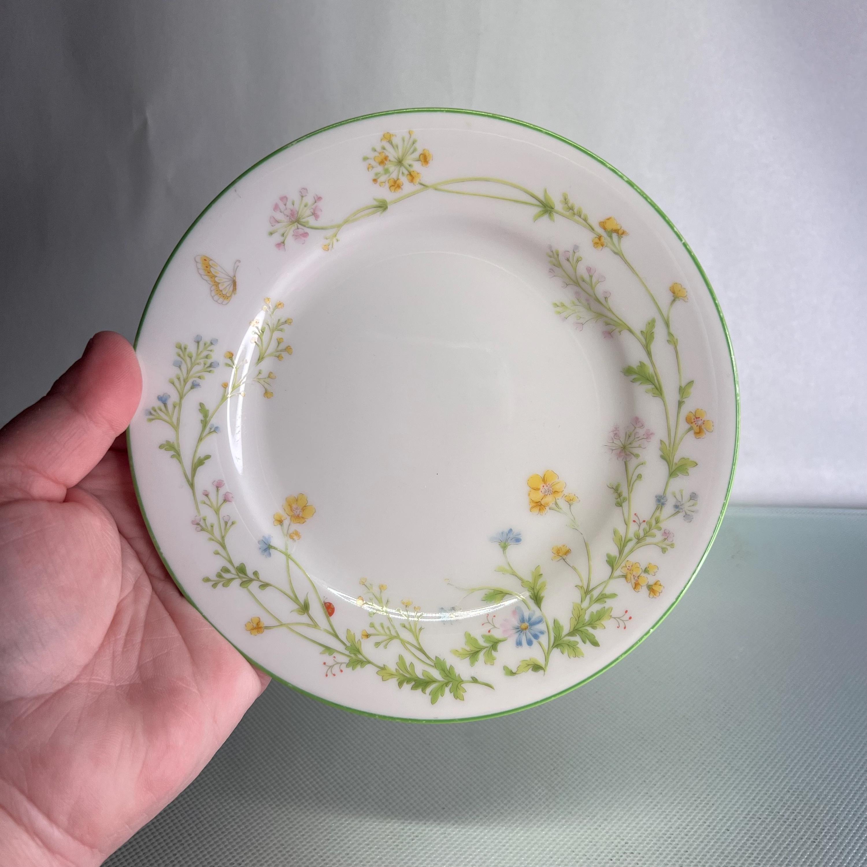 Vintage Noritake Reverie Dessert Plate 6.25” Ivory China Japan
