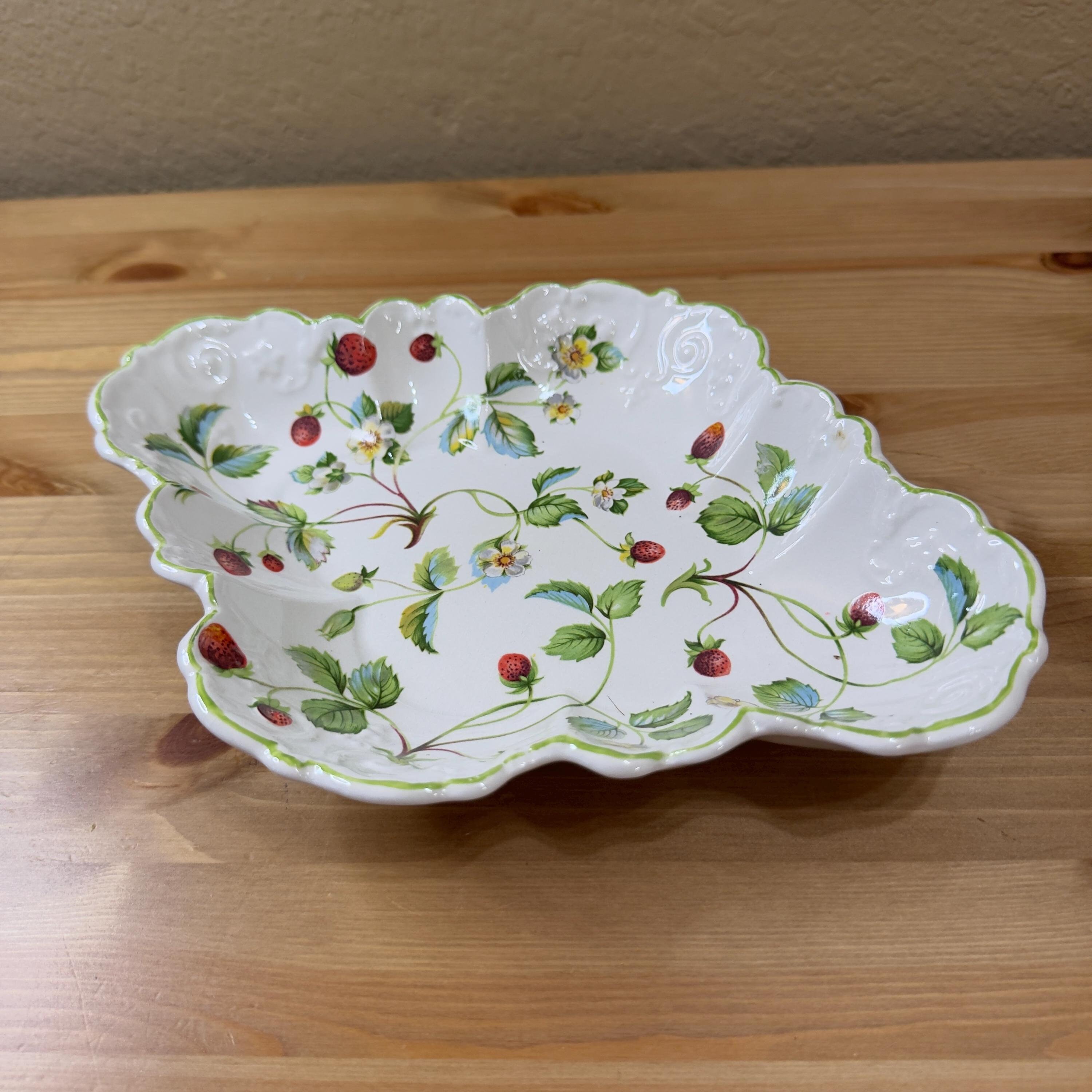 Vintage James Kent Pottery Old Foley Strawberry, 1950, Diamond
