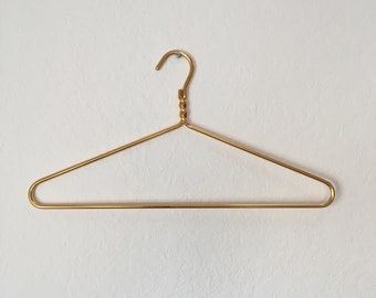 Vintage Dodco Gold over Aluminum Clothes Hanger. Etsy Shop Supply.