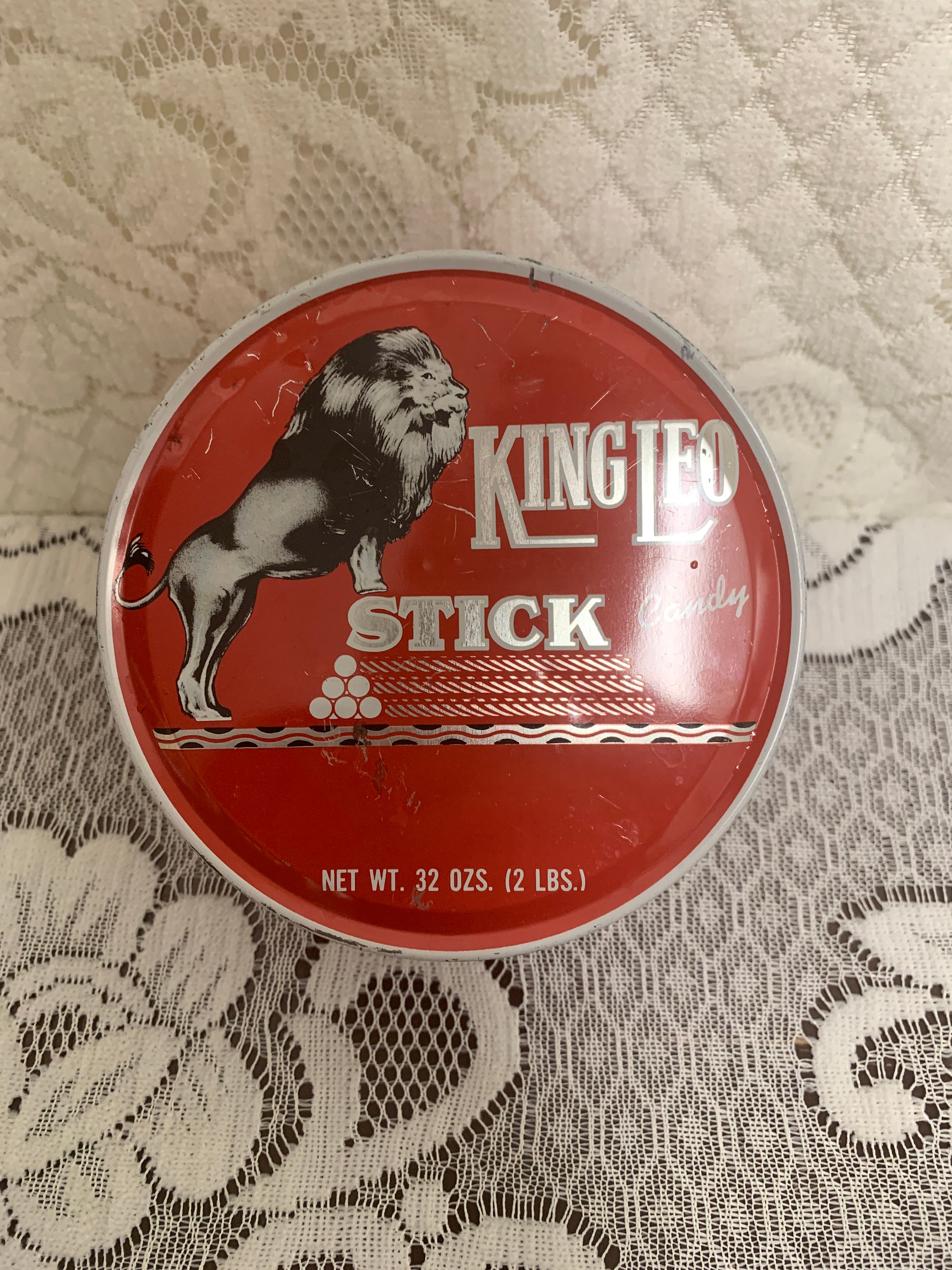 Set of 4 Vintage J.L. Clark 1970's Metal Tin Kicthen