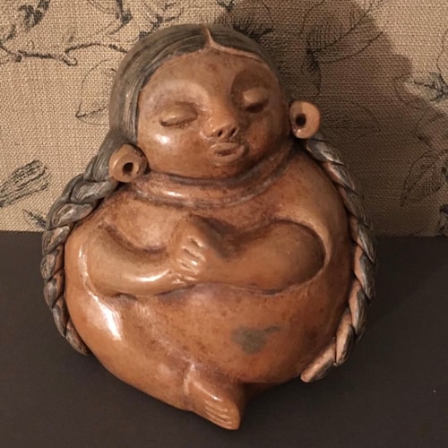 Antique Asian Polished Jade Grape Bunch w Carved Stone Antique Asian Polished Jade Grape Bunch w Carved Stone