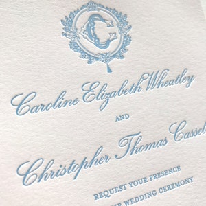 Cassell Elegant Letterpress Wedding Invitations - Sample Pack