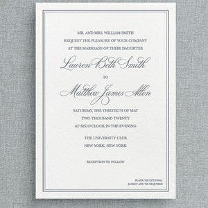 Arnone Letterpress Wedding Invitations Sample Pack image 2